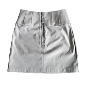 Zara mini skirt, gray Water repellent Women’s size XS NWT